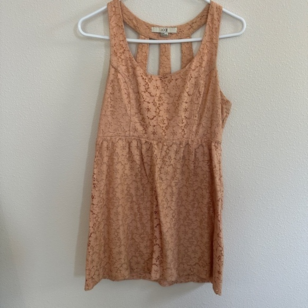 Forever 21 Soft Peach Lace Dress